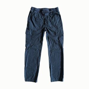 Gap KIDS | Boys Cargo Pants Charcoal Cotton, Size Large